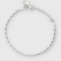 Herringbone Twisted Bracelet Silver