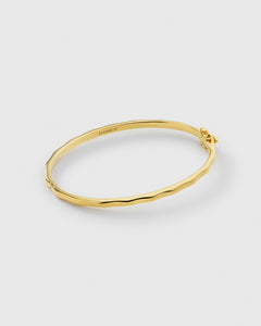 Cavelle Structured Bangle Gold
