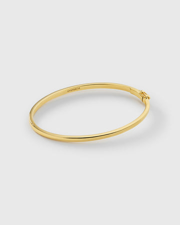 Cavelle Plain Bangle Gold
