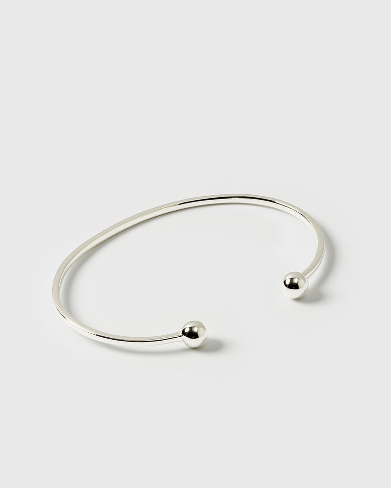 Strict Ball Bangle Silver
