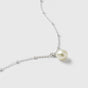 Treasure Single Pearl Bracelet Silver