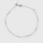 Treasure Multi Pearl Bracelet Silver