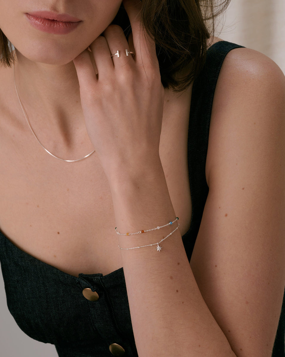 North Star Bracelet Silver