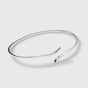 Sparkle Wrap Bangle Silver