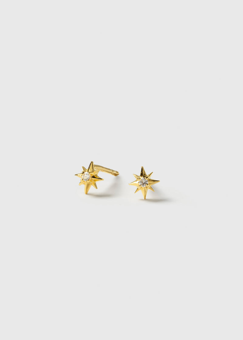 North Star Studs Gold