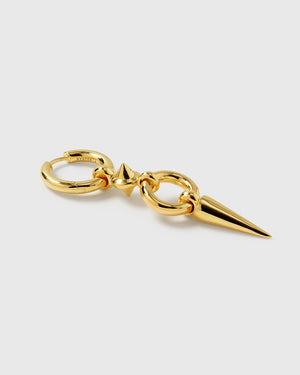 Juno Long Single Earring Gold