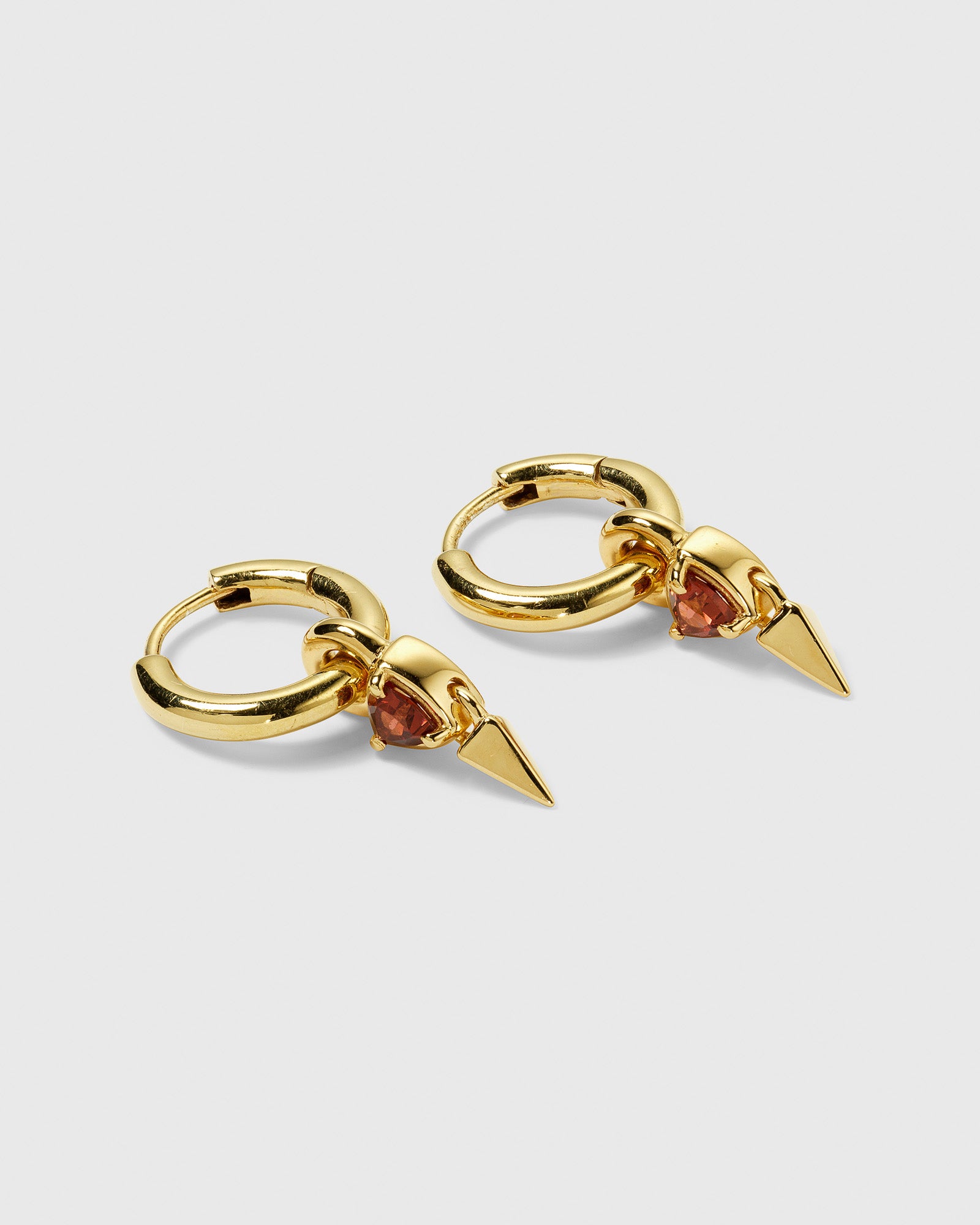 Mrs H Spike Earrings Gold