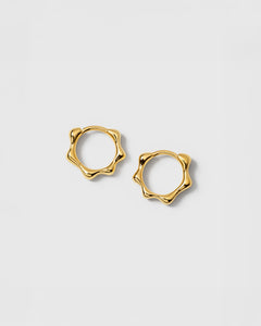 Florentina Small Hoops Gold