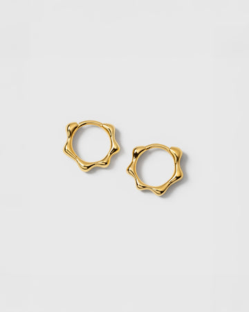 Florentina Small Hoops Gold
