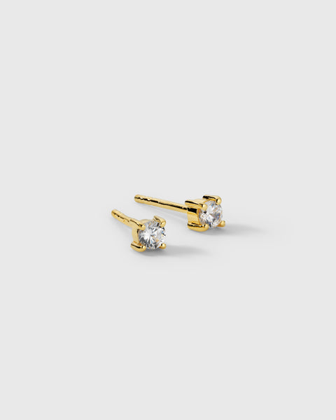 Celestia Small Studs Gold