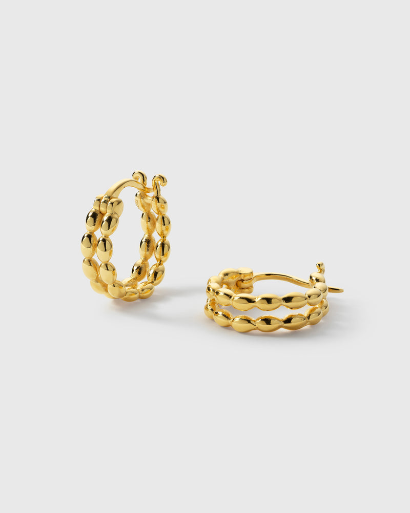 Lunetta Earrings Gold