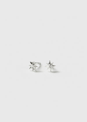 North Star Studs Silver