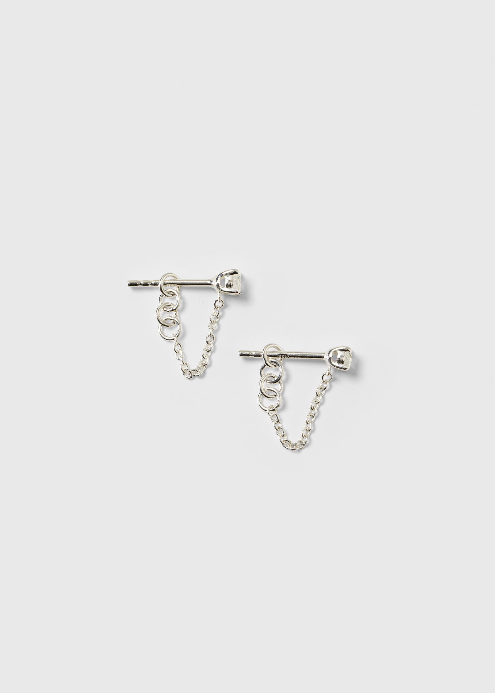 Minimalistica Solo Nova Earrings Silver