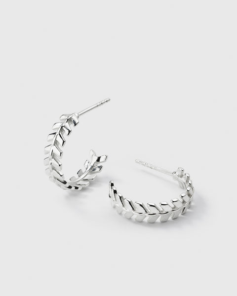 Layers Olivia Hoops Silver