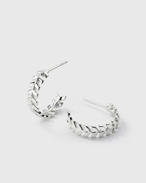 Layers Olivia Hoops Silver