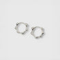 Florentina Small Hoops Silver