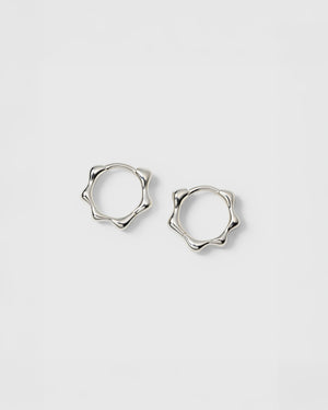 Florentina Small Hoops Silver
