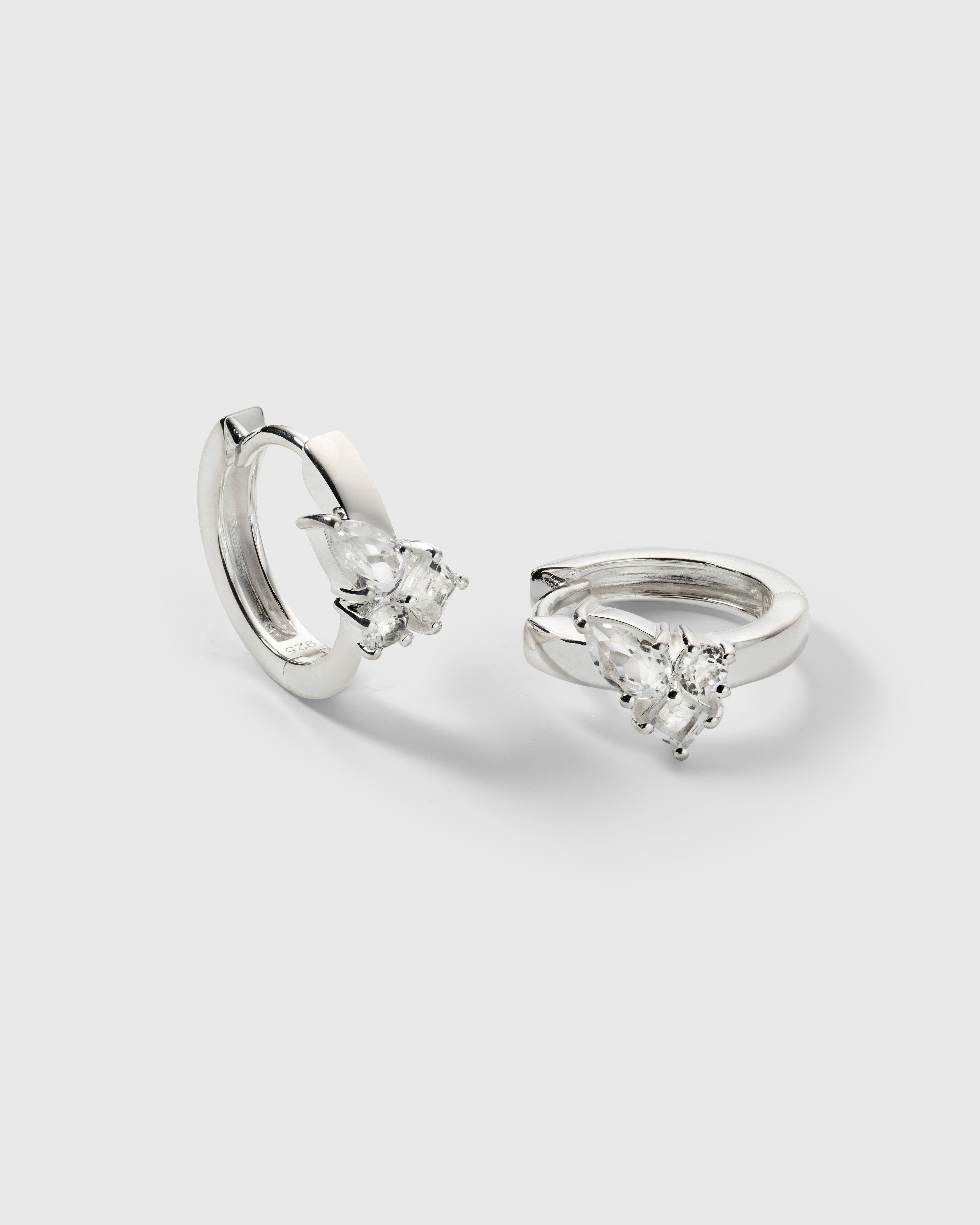 Pam Hoops Silver