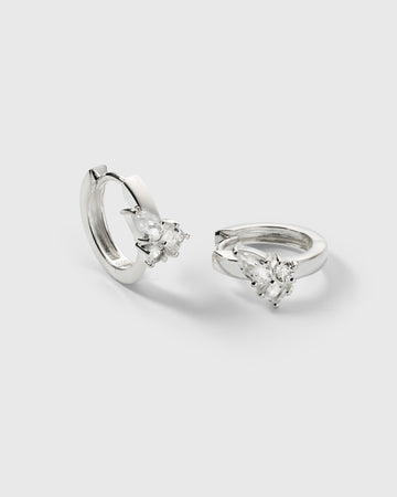 Pam Hoops Silver