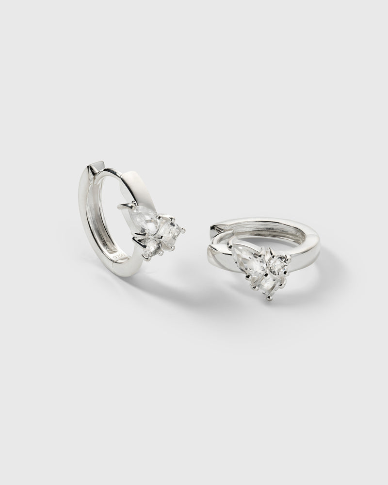Pam Hoops Silver