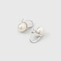 Florentina Pearl Earrings Silver