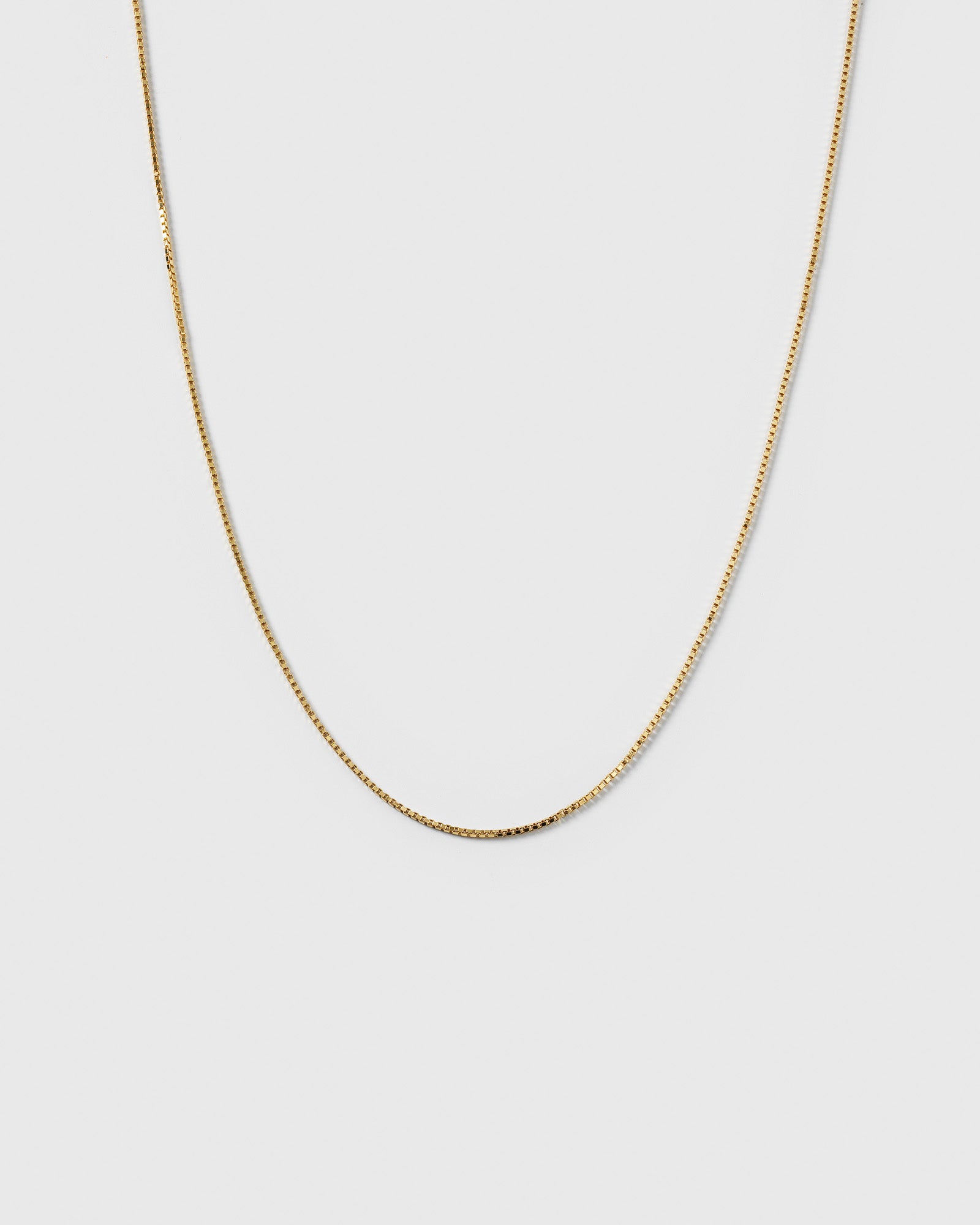 Beloved Short Box Chain Gold