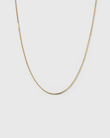 Beloved Short Box Chain Gold