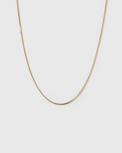 Beloved Short Box Chain Gold