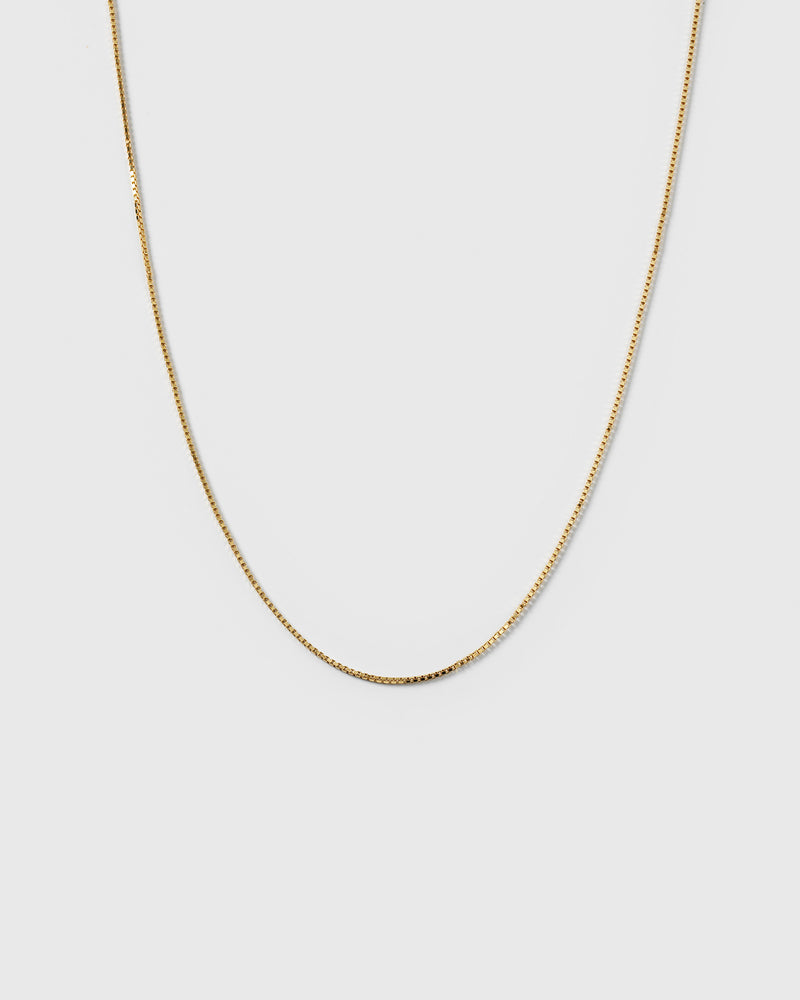 Beloved Short Box Chain Gold
