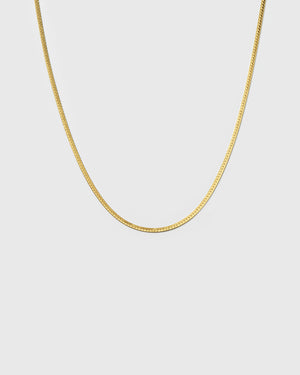 Herringbone Necklace Gold