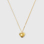 True Love Spike Heart Necklace Gold
