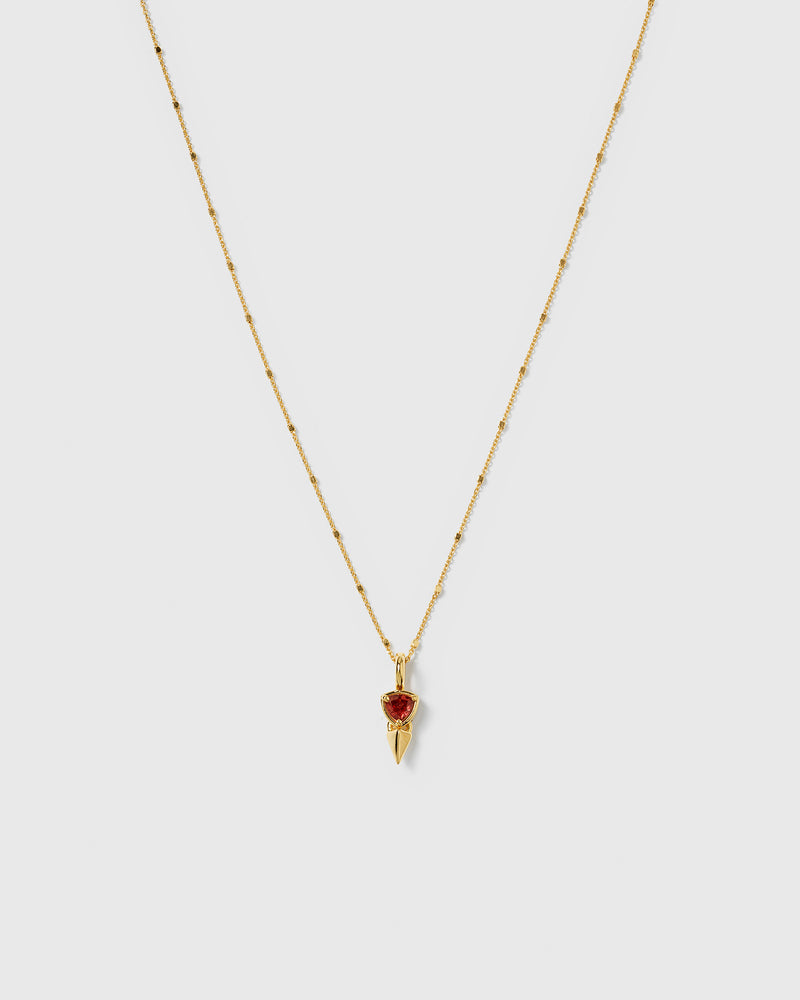 Mrs H Spike Necklace Gold