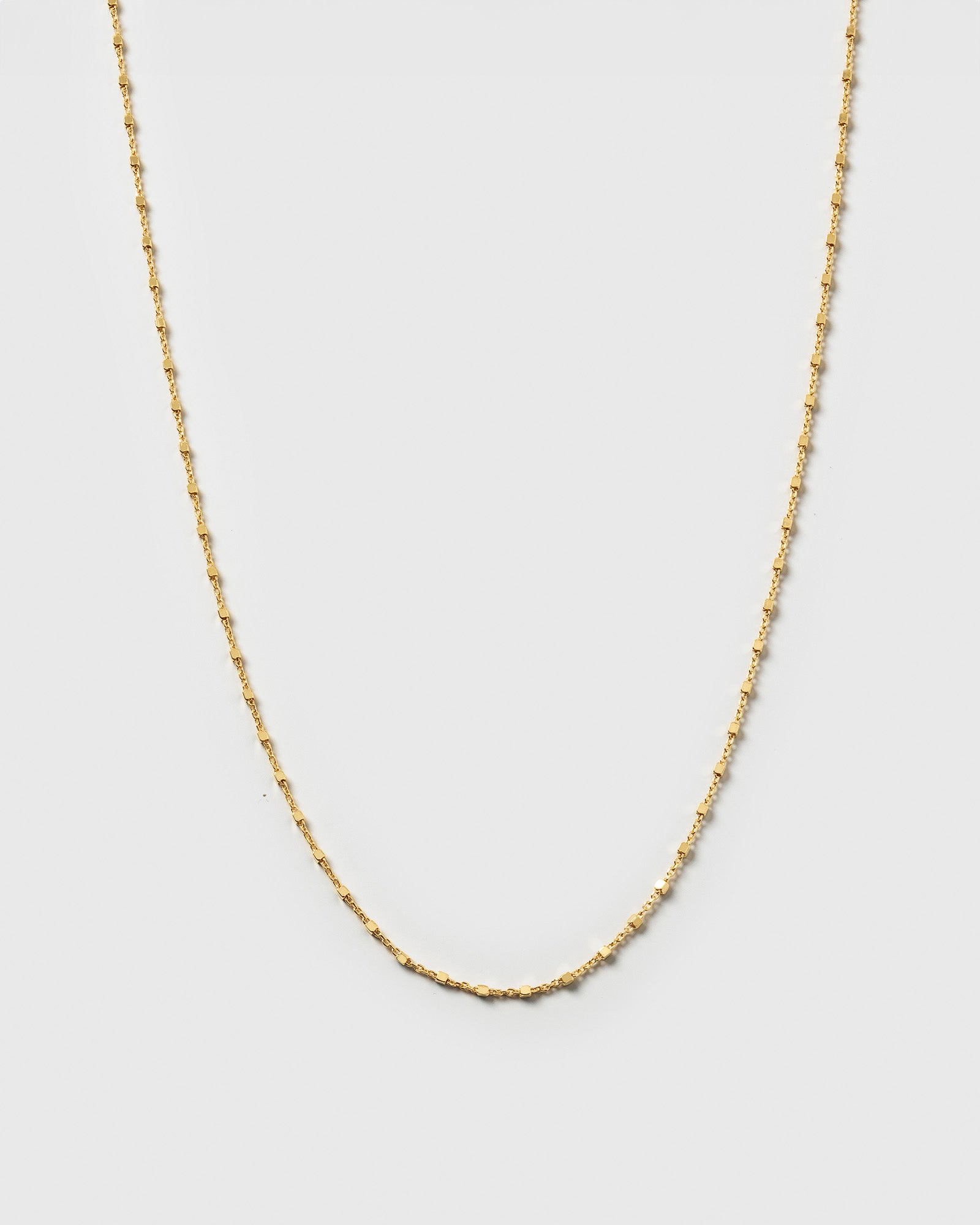 Sheer Station Necklace Gold