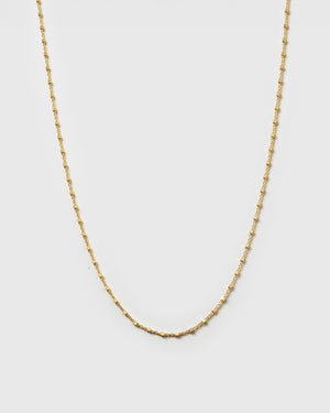Sheer Station Necklace Gold