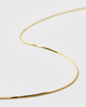 Sheer Mirror Necklace Gold
