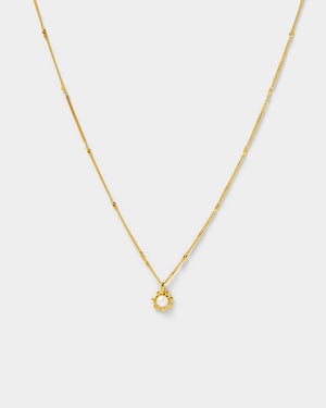 Florentina Pearl Necklace Gold