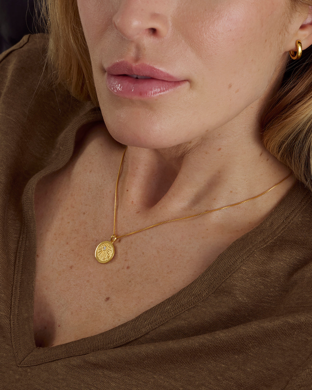Lucky Coin Such A Star Necklace Gold