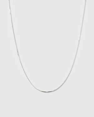 Beloved Medium Box Chain Silver