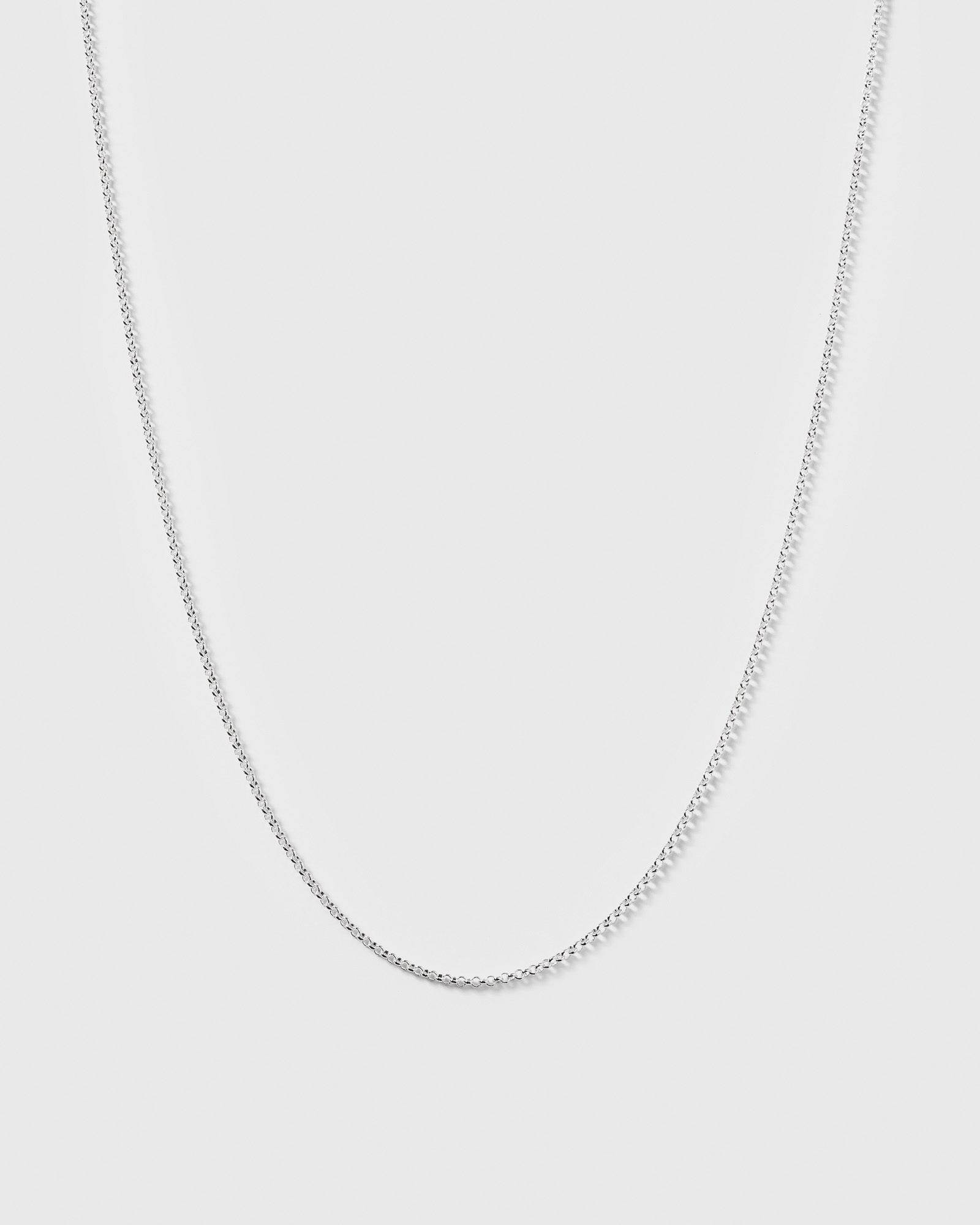 Beloved Medium Rolo Chain Silver