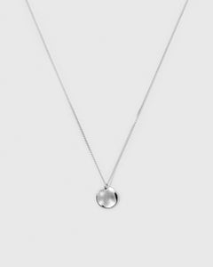 Minimalistica Hammered Necklace Silver