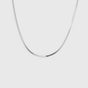Herringbone Necklace Silver