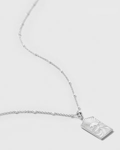 Lucky Coin Keep Dreaming Necklace Silver
