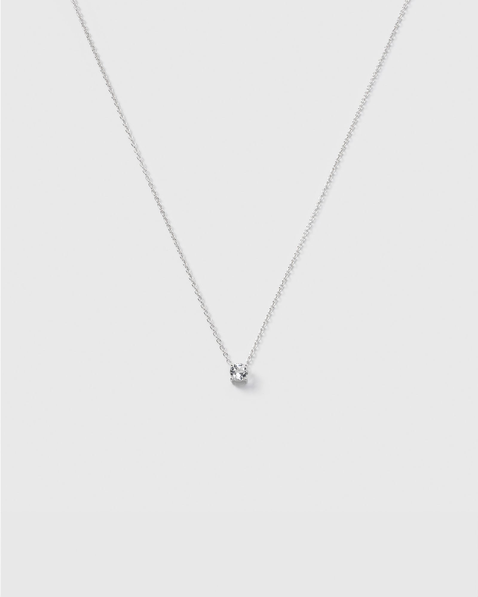 Minimalistica Solo Nova Necklace Silver