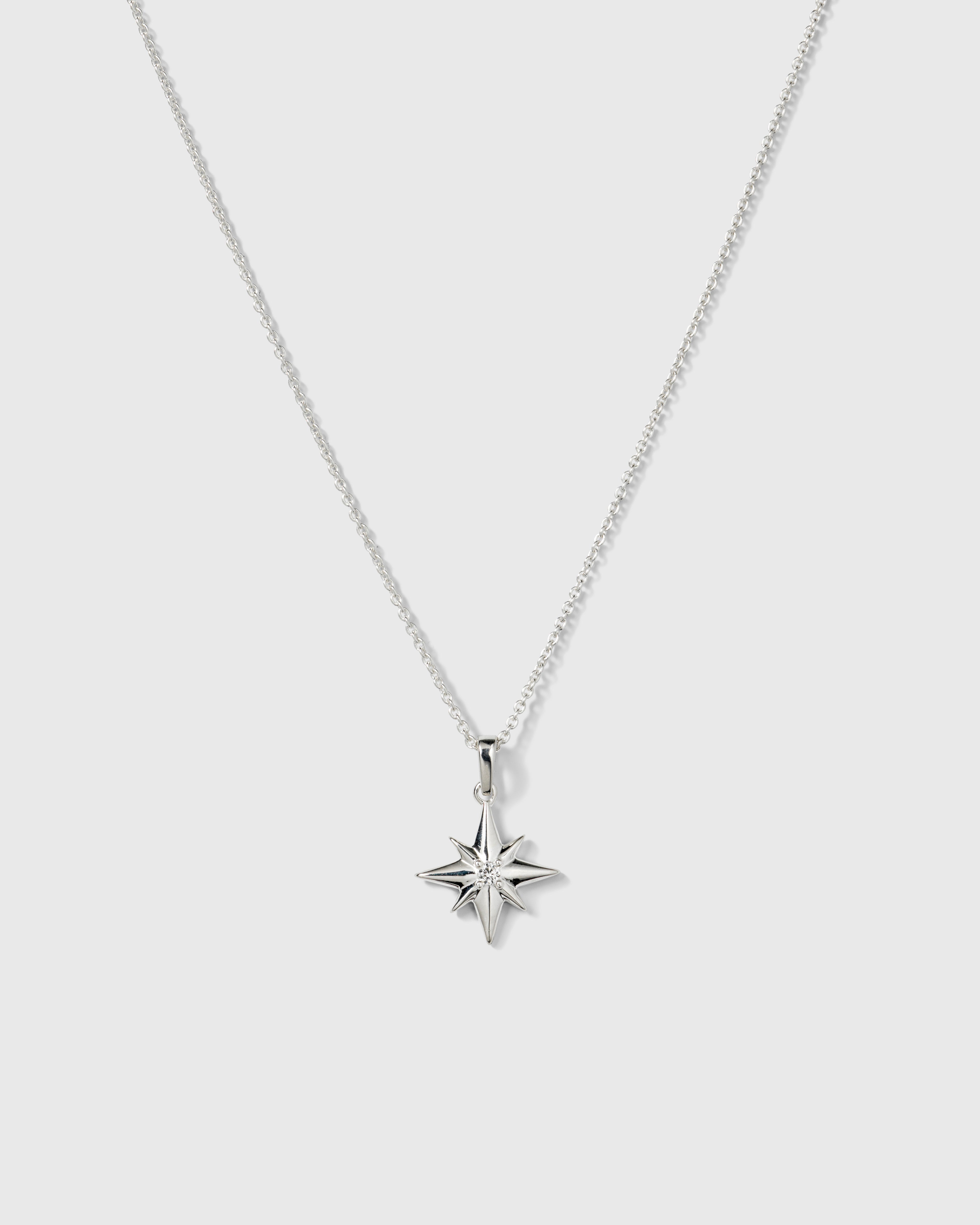 North Star Big Necklace Silver
