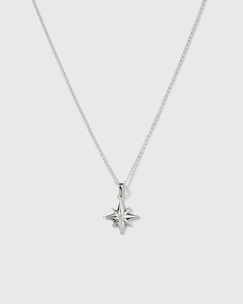 North Star Big Necklace Silver