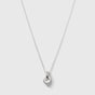 Melinda Long Necklace Silver
