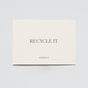 Recycle Coupon Mini Letter Silver