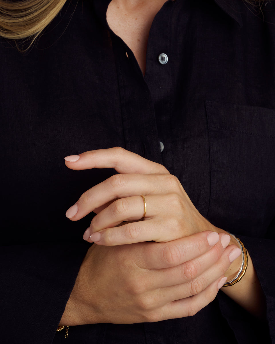 Tiny Ultrathin Ring Gold