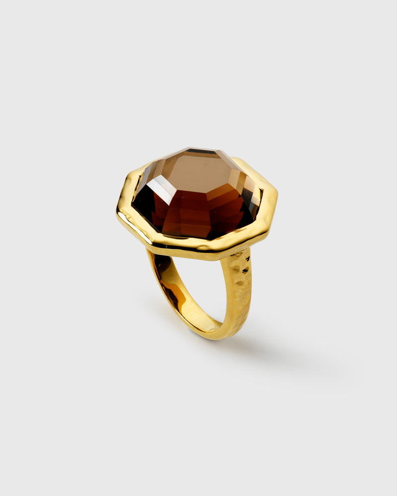 Octagon Ring Gold