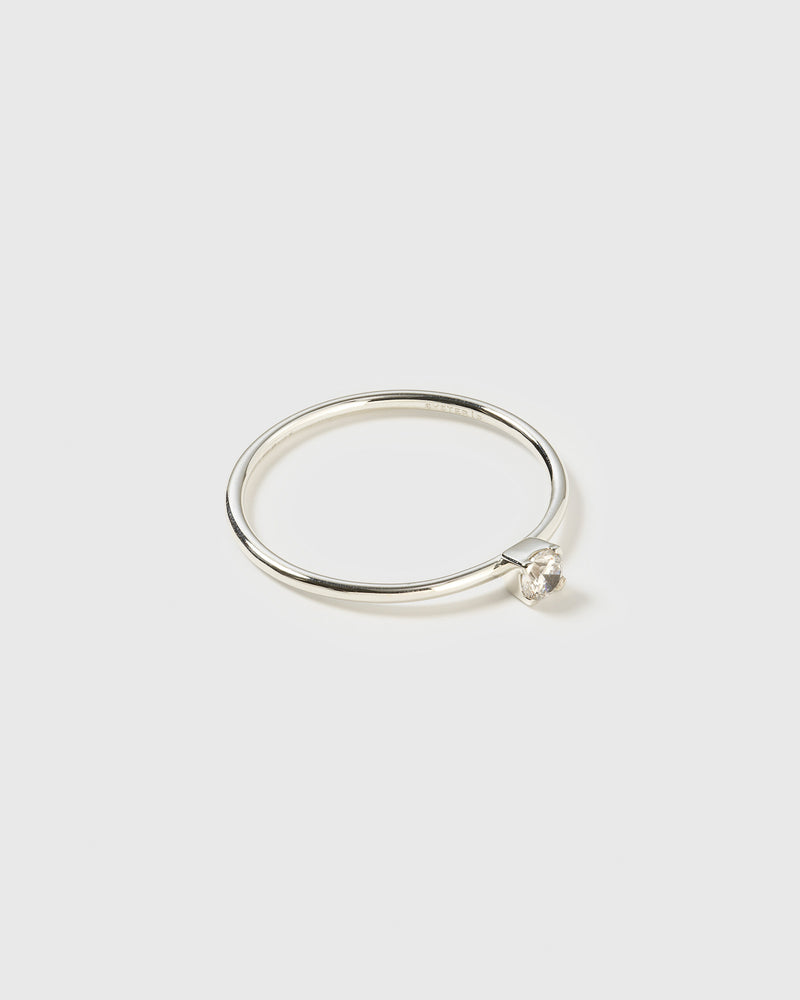 Tiny Princess Ring Silver